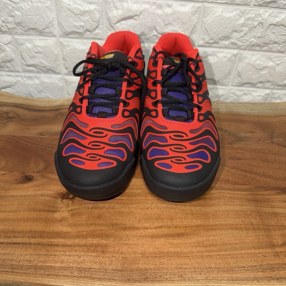 Nike Air Max Plus Drift TN Black Bright Crimson Purple Men's Size 8 FD4290-003